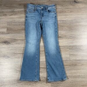 American Eagle Women's Jeans Kick Boot Denim Casual 6 Short Blue